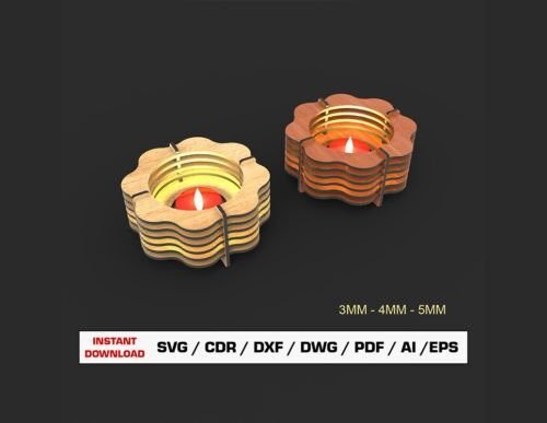 Portavelas 4 Creativo Digital